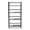 Baxton Studio Lakota Modern Industrial Light Grey Finished Wood and Black Metal 4-Tier Display Shelf 206-12091 - alternate 7